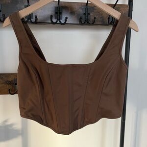 Banana Republic Brown Corset Top